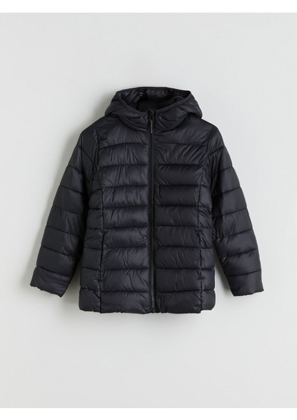 Yeni Sezon Kapüşonlu Kız Çocuk Şişme Mont