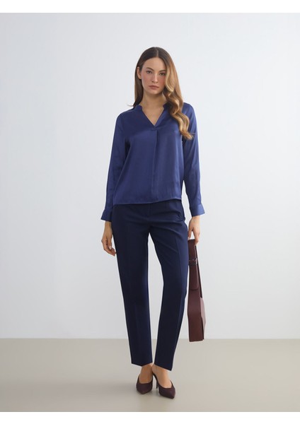 Yeni Sezon Kaçık Yaka Saten Bluz fiyatları