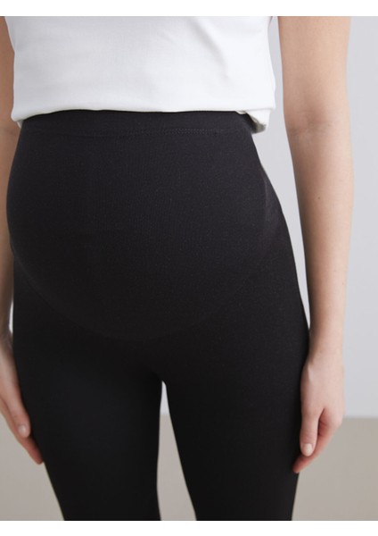 Yeni Sezon Beli Lastikli Ispanyol Paça Kadın Tayt modelleri