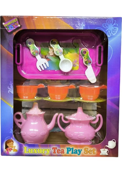 Tanrıverdi Toys Kutulu Çay Seti SMK-023-TURUNCU