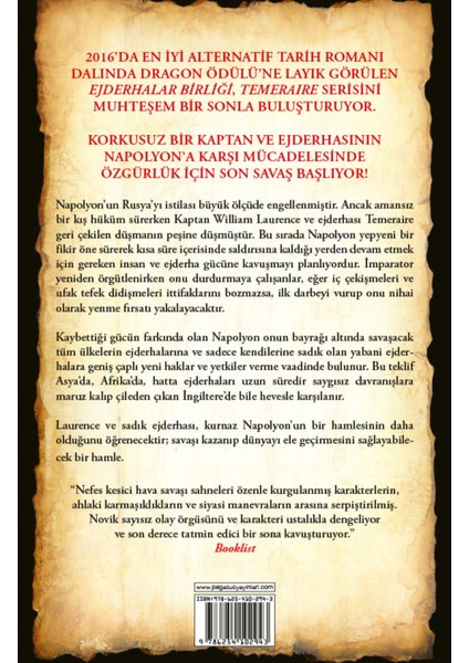 Ejderhalar Birliği - Temeraire Serisi 9. Kitap | Naomi Novik modelleri