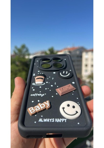 Xiaomi Redmi Note 14 Pro 4g Kılıf Çıkartmalı Desenli Kamera Korumalı Kılıf fiyatları