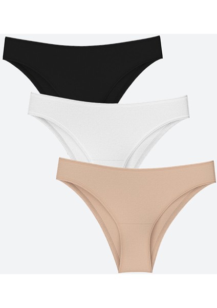 Yeni Sezon Düz Brazilian Külot 3'lü