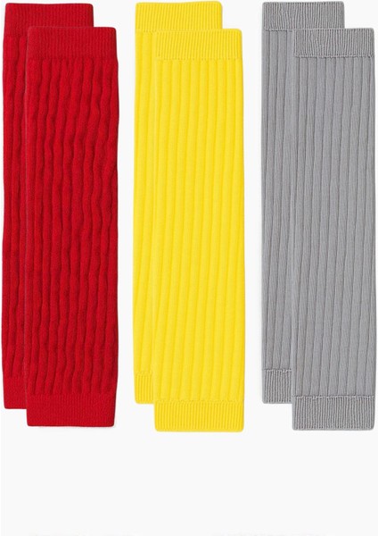 3 Adet Basic Kalın Pamuk Karışımlı Tozluk