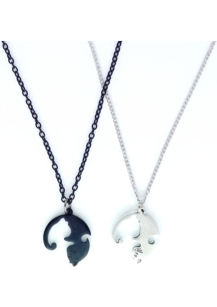 Dükkan Design Ying Yang Kedili Çift Kolye fiyatları