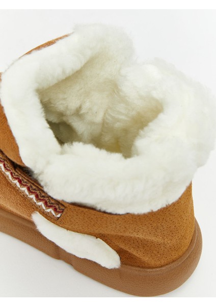 Yeni Sezon Süet Görünümlü Kadın Ev Botu fırsatları