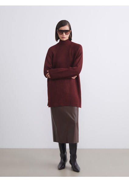 Yeni Sezon Yarım Balıkçı Yaka Kadın Triko Kazak fiyatları