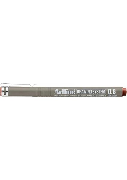 Drawing System Teknik Çizim Kalemi 0.8 mm Sepia