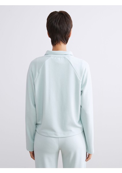 Yeni Sezon Dik Yaka Oversize Kadın Sweatshirt fırsatları