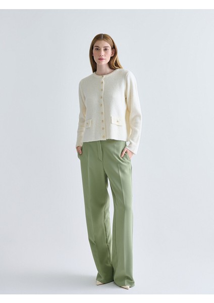 Yeni Sezon Bisiklet Yaka Kadın Triko Hırka fiyatları