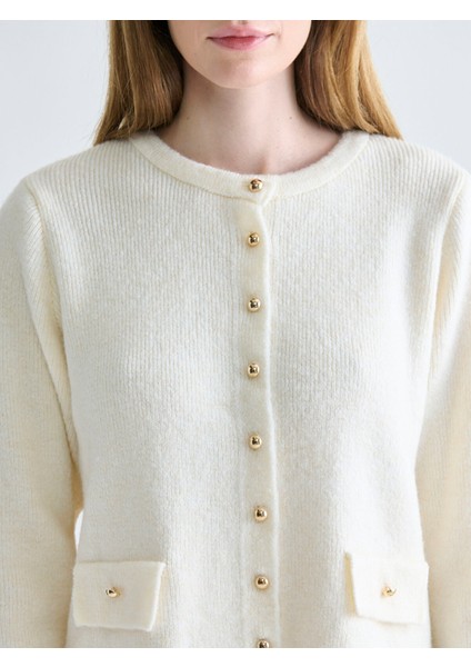 Yeni Sezon Bisiklet Yaka Kadın Triko Hırka modelleri