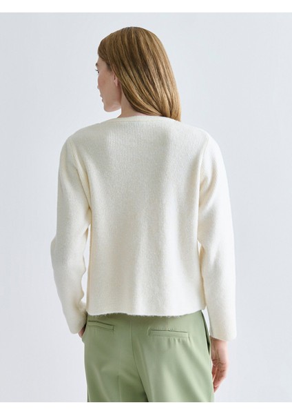 Yeni Sezon Bisiklet Yaka Kadın Triko Hırka fırsatları