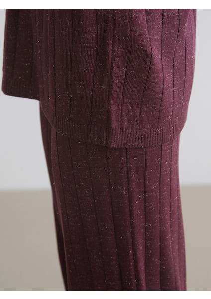 Yeni Sezon Bisiklet Yaka Simli Kadın Triko Kazak indirimleri