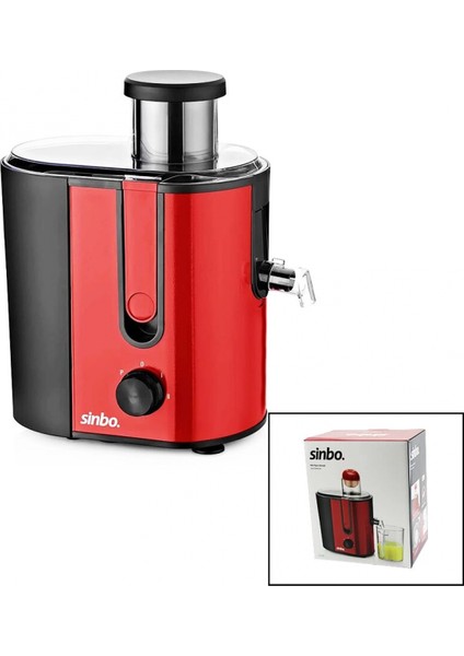 Katı Meyve Sıkacak Çelik Filtre - Güvenlik Kolu - POSA:1250ML M.SUYU:450ML SJ-3143 (4887)