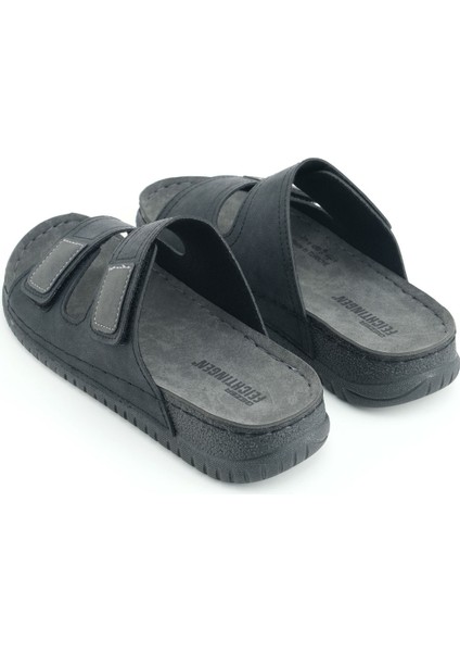 Yazlık Erkek Suni Deri Rahat Iç Taban Iki Cırtlı Kemer Ayarlanabilir Günlük Terlik fırsatları