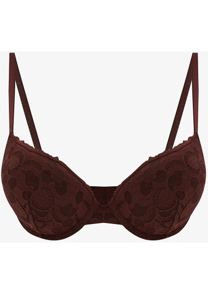 Yeni Sezon Balenli Dolgulu Dantelli Tişört Sütyen