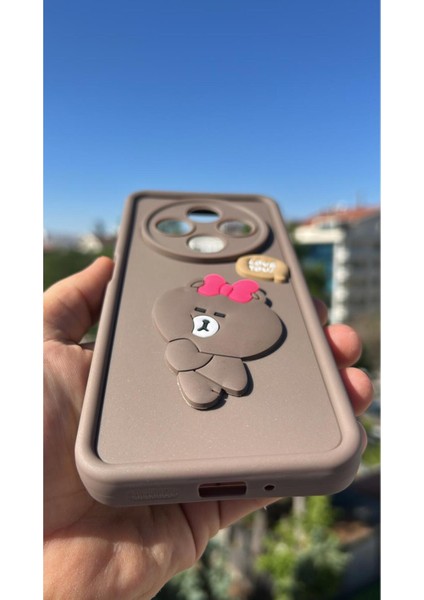 Xiaomi Redmi 14C - Poco C75 Kılıf Çıkartmalı Desenli Kamera Korumalı Kılıf fiyatları