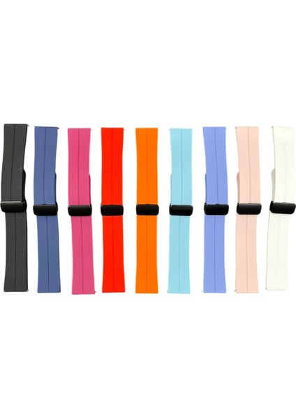 Silikon Mıknatıslı Akıllı Saat Kordonu 42/44/45/49MM (Large - Uyumlu) fırsatları