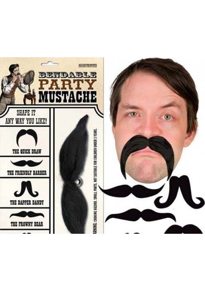 Mustache Takma Bıyık modelleri