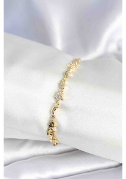 Gold Renk Kadın Manifest Bileklik