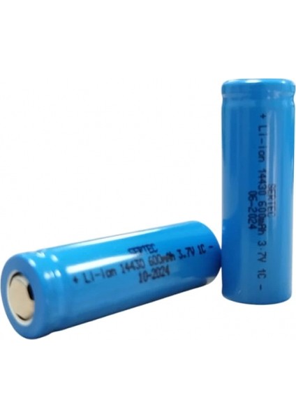 3.7V Li-Ion 14430 - 600 Mah 1c Şarjlı Pil