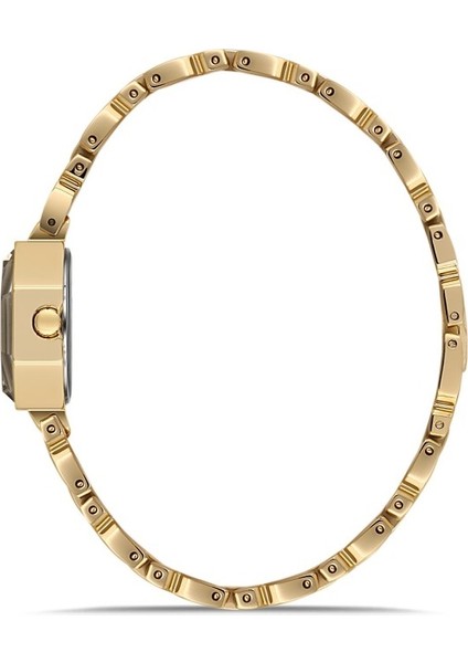 DK.1.AG1420.05 Taşlı Tasarım Çelik Kordon Çelik Kasa 5 Atm Suya Dayanıklı Altın Renk Kadın Kol Saati fiyatları