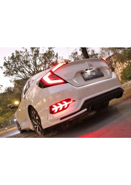 Honda Civic Fc5 Uçak Dizayn Hareketli Arka Sis LED fiyatları