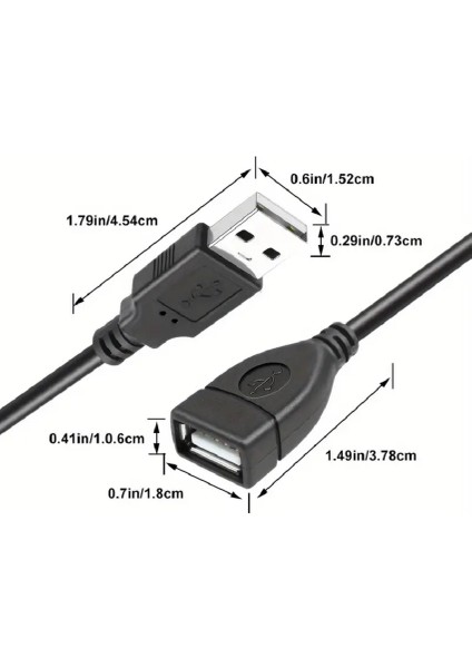 5 Metre USB Uzatma Kablosu 5mt Erkek – Dişi ( LED -Işıldak -Oyun Kolu-Kamera-Vb) Yüksek Hızlı Uzatma Kablosu