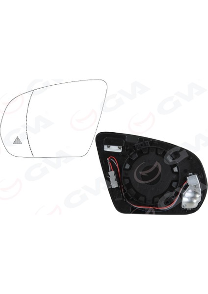 Dıs Dıkız Ayna Camı Sol Mercedes W205 W213 W222 Elektrıklı. Kor Nokta Uyarılı