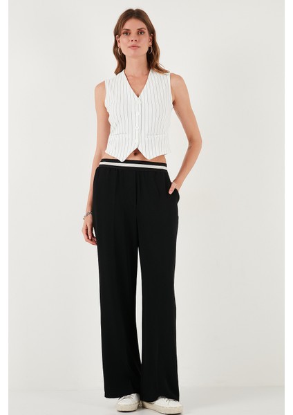 Streç Fitted Fit V Yaka Düğmeli Yelek Bayan Yelek 5865971 fiyatları