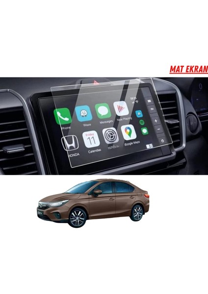 Honda City 2025 Navigasyon ve Multimedya Uyumlu Mat Ekran Koruyucu modelleri