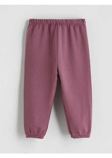 Yeni Sezon Beli Lastikli Kız Bebek Jogger Eşofman Altı