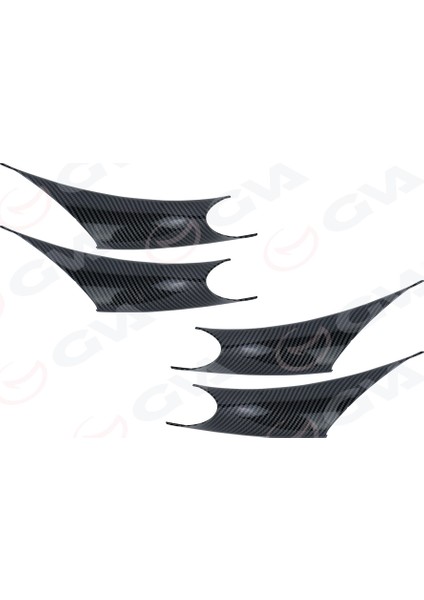Ic Kaplama 4 Parça Set Karbon Sıyah Bmw F30 Lcı