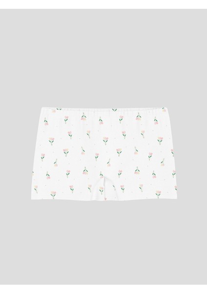 Yeni Sezon Çiçekli Kız Çocuk Boxer 3'lü modelleri