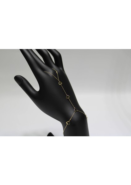 14 Ayar Altın Kalpli Şahmeran Modeli Şık ve Zarif modelleri