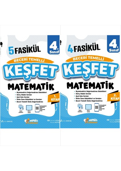4.sınıf Beceri Temelli Matematik (1-2 Kitap) 9 Fasikül Keşfet (2'li Set)