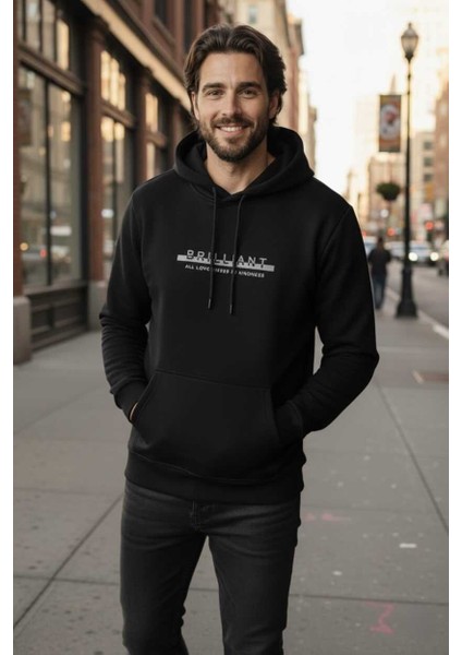 Fern Kapüşonlu Erkek Sweatshirt Lacivert