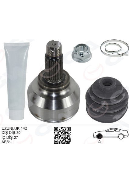 Aks Kafası Dış Sağ/sol Bmw E46 Xd Xi 142MM