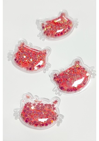 Wizard Kedicik Şeffef Figür 1 Adet-Turuncu