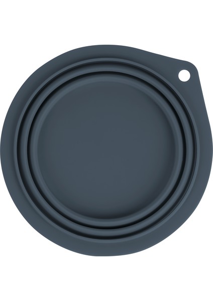 Katlanabilir Silikon Evcil Hayvan Mama/su Kabı - Deep Blue modelleri