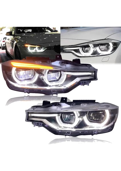 Bmw F30 2012-2019 3.seri Bixenon Uyumlu Lci LED Ön Far