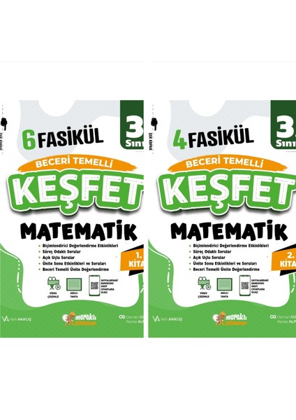 3.sınıf Beceri Temelli Matematik(1-2) 10 Fasikül Keşfet(2'li Set)