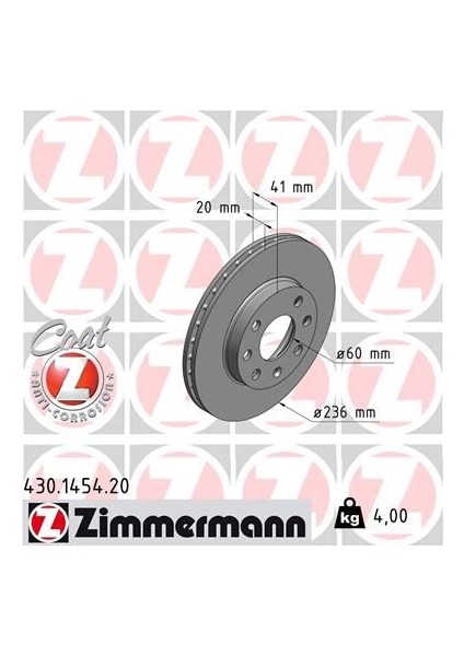 Ön Fren Aynası Corsa B-Astra F-Vectra A-Ascona C-Combo B 94-01 Aveo-Kalos 03 246X19.9X4DLXHAVALI 7 Delikli 90511111-93182291-93281952