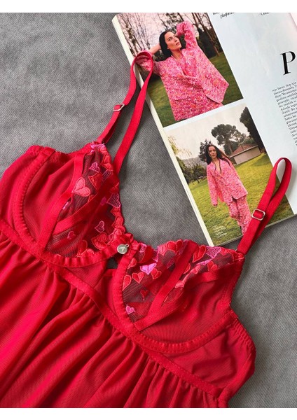 Dantelli Babydoll Gecelik & String Takım modelleri