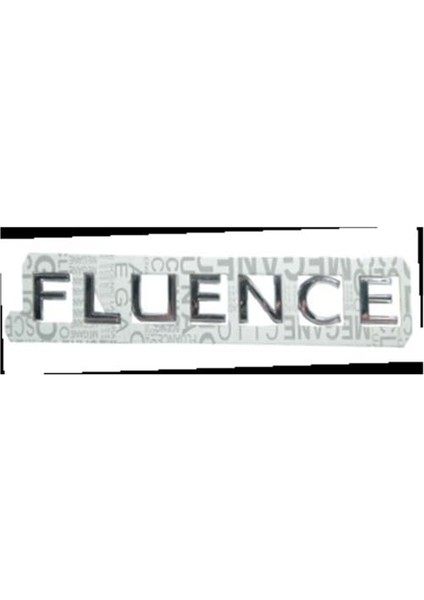Arka Yazı Fluence Plastik