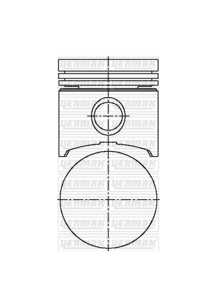 Motor Piston Segman Std R1227-R1397-R2387-R4 2430-R4 Break Long-R4 F6R 2370-R4 Fourgon Netta
