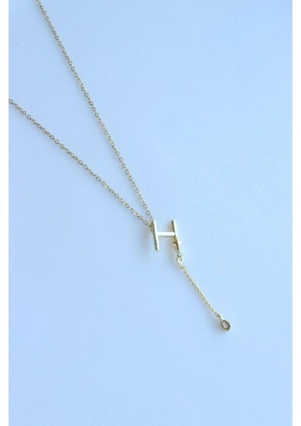 Uzak Şehir H Harfli Çelik Alya Kolye Kararmaz Renk Atmaz