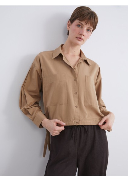 Yeni Sezon Oversize Poplin Kadın Gömlek