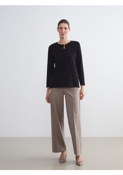 Yeni Sezon Bisiklet Yaka Kadın Triko Kazak fiyatları