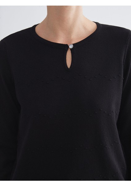 Yeni Sezon Bisiklet Yaka Kadın Triko Kazak modelleri